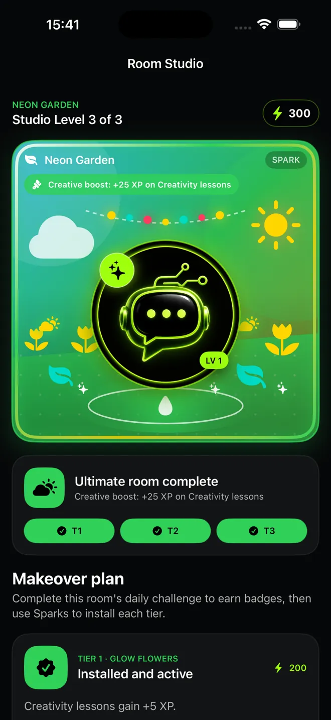 KAI Academy: Room Studio upgrades